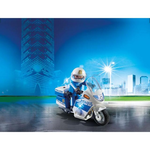 4008789069238 - PLAYMOBIL® City Action - Moto de policier avec gyrophare