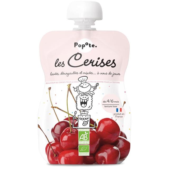 3760262840239 - Popote - Cerise Bio Gourde Bébé Dès 4/6 mois