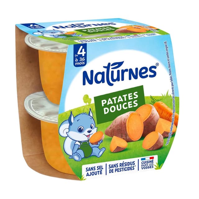 3701669200639 - Naturnes® - Patates douces Bol Bébé dès 4 mois