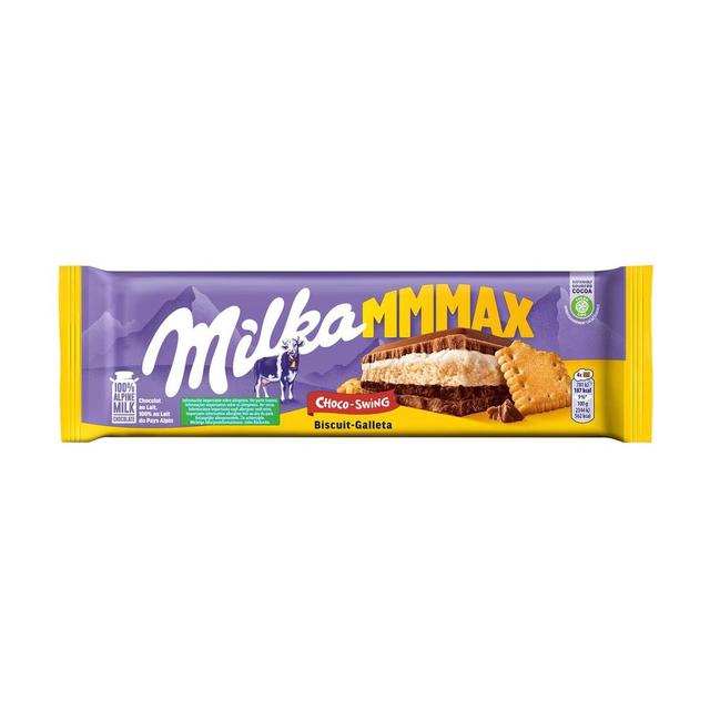 9012200872739 - Milka - Chocolat au lait avec biscuit choco swing
