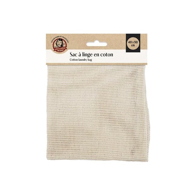 3061050002939 - La Ménagère - Sac à linge - filet de lavage coton