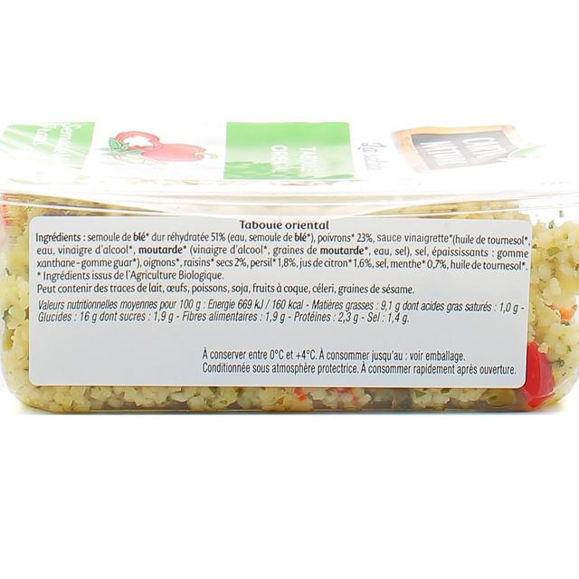 3760018883039 - Carte Nature - Taboulé Oriental Nature, Bio