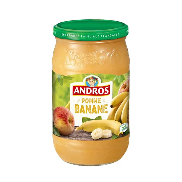 3045320083439 - Andros - Compote de pommes et bananes