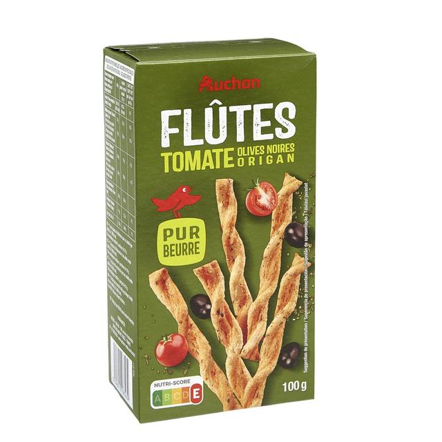 3596710283439 - Auchan - Flûtes tomate olive origan