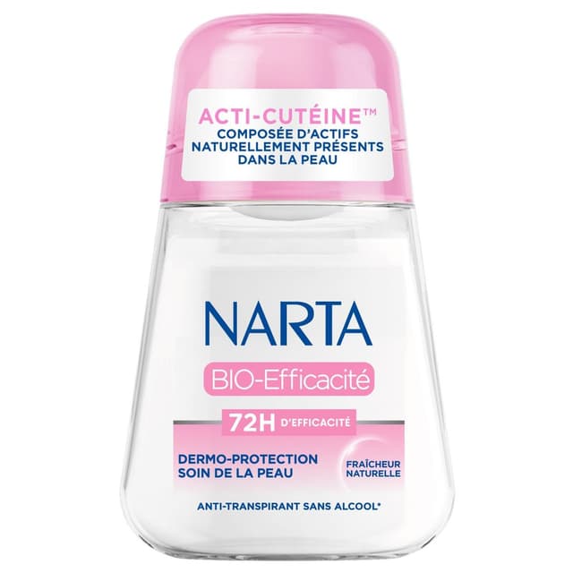 3600551204239 - Narta - Déodorant Bille Bio-Efficacité 72H Dermo Protection Soin de la Peau Fraîcheur Naturelle