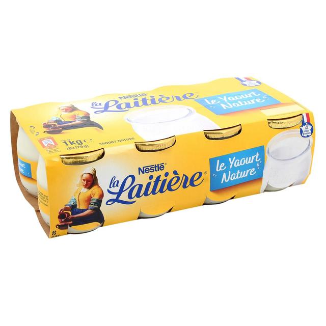3023290234839 - La laitière - Yaourt nature au lait entier