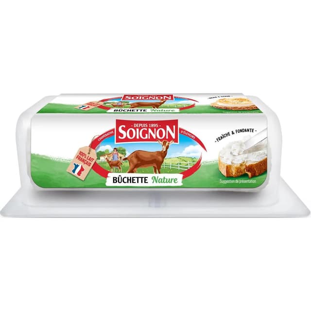 3523230024839 - Soignon - Buche chevre nature
