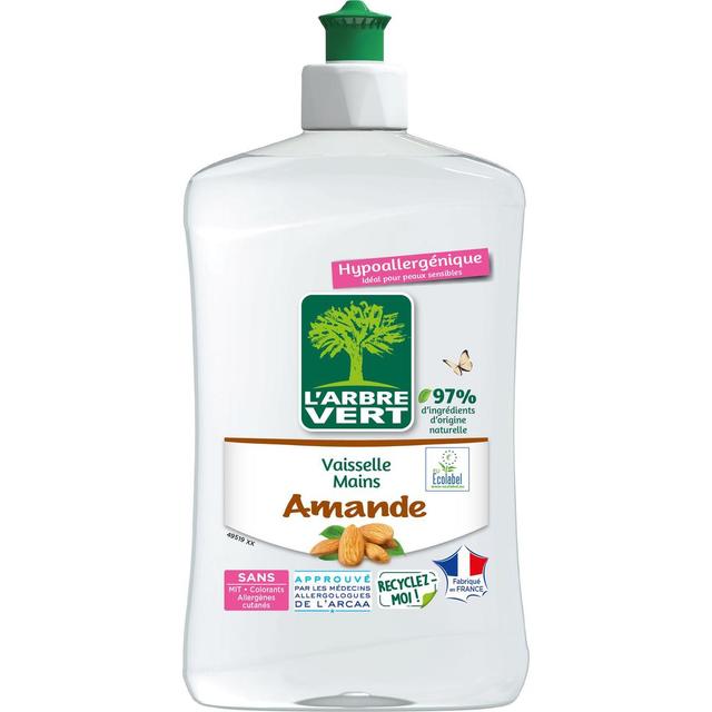 3450601047039 - L'arbre Vert - Liquide vaisselle Mains Amande- Ecologique- Hypoallergénique