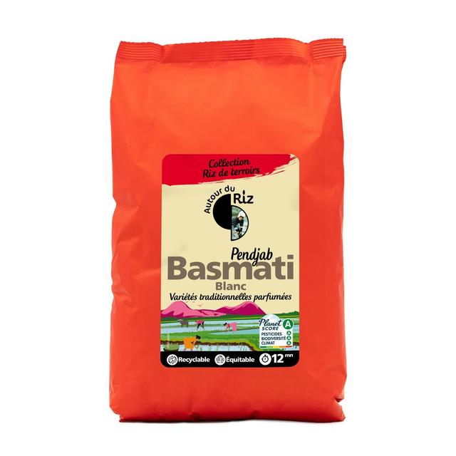 3760103147039 - Autour Du Riz - Riz Basmati bio blanc cuisson 12 minutes