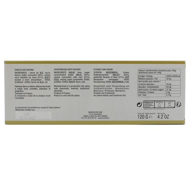 3144550008639 - Eric Bur - Sablés aux raisins