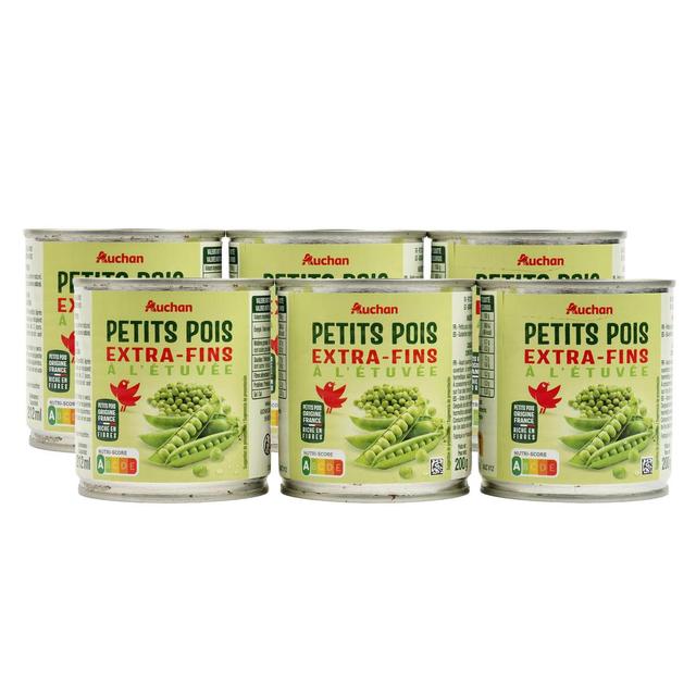 2050000408939 - Auchan - Petits pois extra-fins étuvés