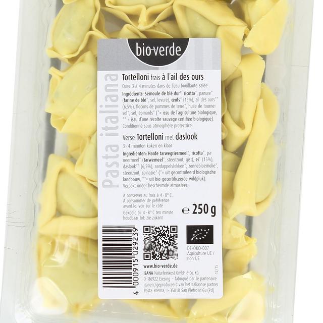 4000915029239 - BioVerde - Tortelloni bio à l'ail des ours