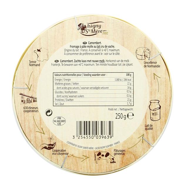 3254550039639 - Isigny Ste mère - Camembert au lait cru Excellence