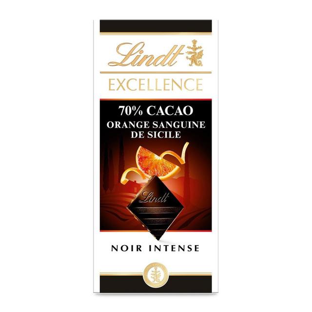 3046920040440 - Lindt - Chocolat excellence Noir 70% Orange Sanguine