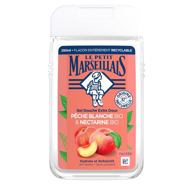 3574661701240 - Le Petit Marseillais - Gel Douche Extra Doux Pêche Blanche BIO & Nectarine BIO