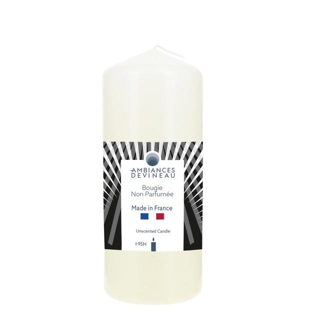 3482356723340 - Ambiances Devineau - Bougie cylindrique Ivoire