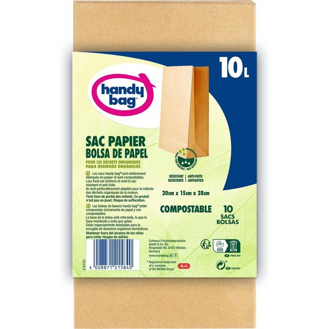 4008871215840 - Handy Bag - Sac Poubelle Compostable 10L