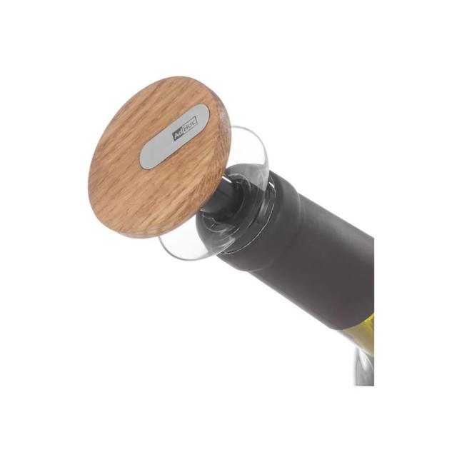 4037571396740 - - Bouchon et bec verseur en chêne et inox