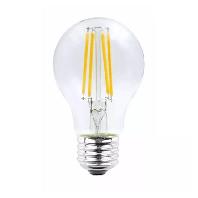 3665257387440 - Auchan - Ampoule E27 - 7,3W LED Classique Blanc Chaud transparent