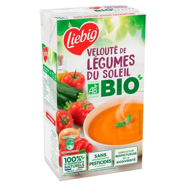 3036811367640 - Liebig - Soupe Velouté de Légumes du Soleil Bio