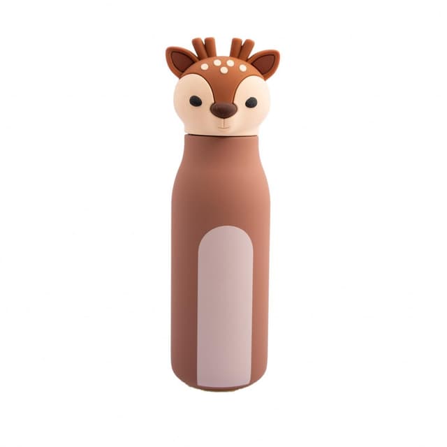 5404035729540 - Dotz - Bouteille en acier inoxydable à double paroi avec paille en silicone Milo
