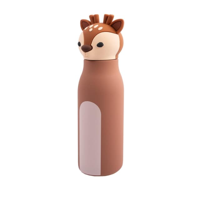 5404035729540 - Dotz - Bouteille en acier inoxydable à double paroi avec paille en silicone Milo