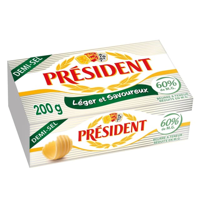 3155253020941 - Président - Beurre Demi Sel 60%mg