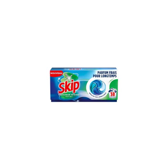 8720181892141 - Skip - Lessive Capsules Fraîcheur Intense Tout en 1