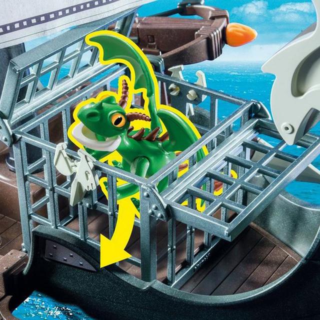 4008789092441 - PLAYMOBIL® Dragons - Drago et vaisseau d'attaque