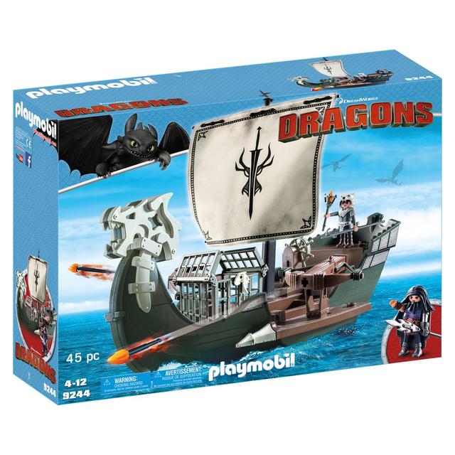 4008789092441 - PLAYMOBIL® Dragons - Drago et vaisseau d'attaque