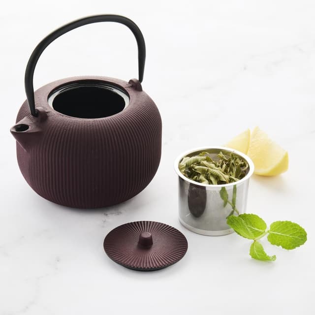 5404035732441 - Point virgule - Théière en fonte 1L Vintage Maroon