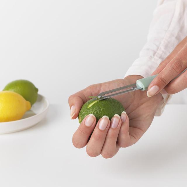8710755122941 - Brabantia - Épluche-légumes plus zesteur - Jade Green