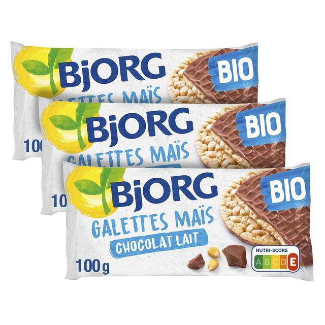 2050000334641 - Bjorg - Galettes de maïs chocolat au lait bio