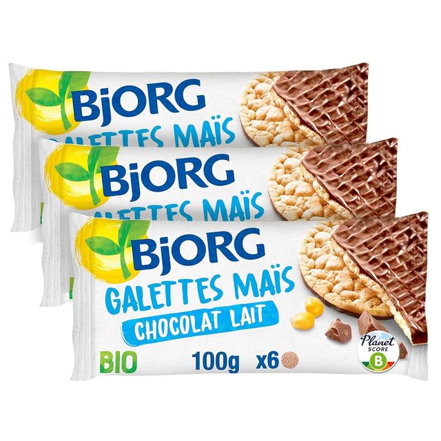 2050000334641 - Bjorg - Galettes de maïs chocolat au lait bio