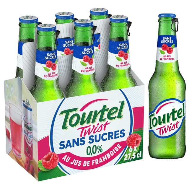 3080216064741 - Tourtel - Twist au jus de framboise sans sucres ajoutés 00°