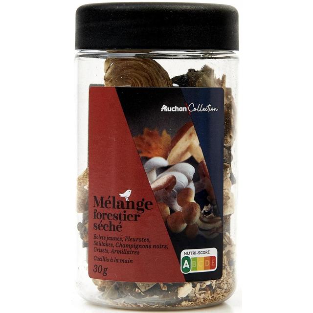 3596710455041 - Auchan Collection - Mélange champignons forestiers séchés