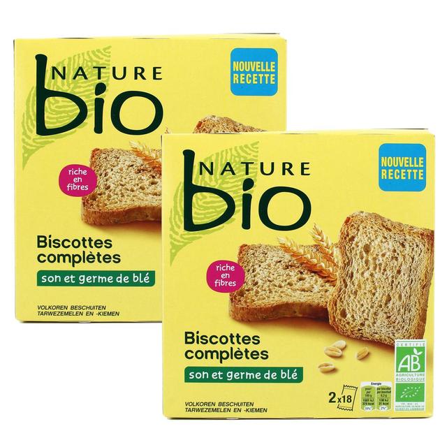 2050000105241 - Nature Bio - Biscottes bio à la farine complète