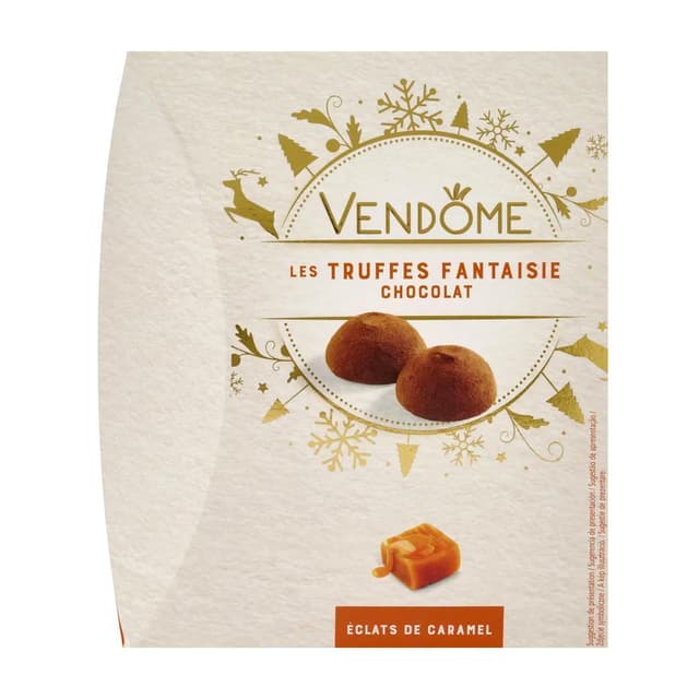 3596710527441 - Vendome - Truffes fantaisie au chocolat et éclats de caramel