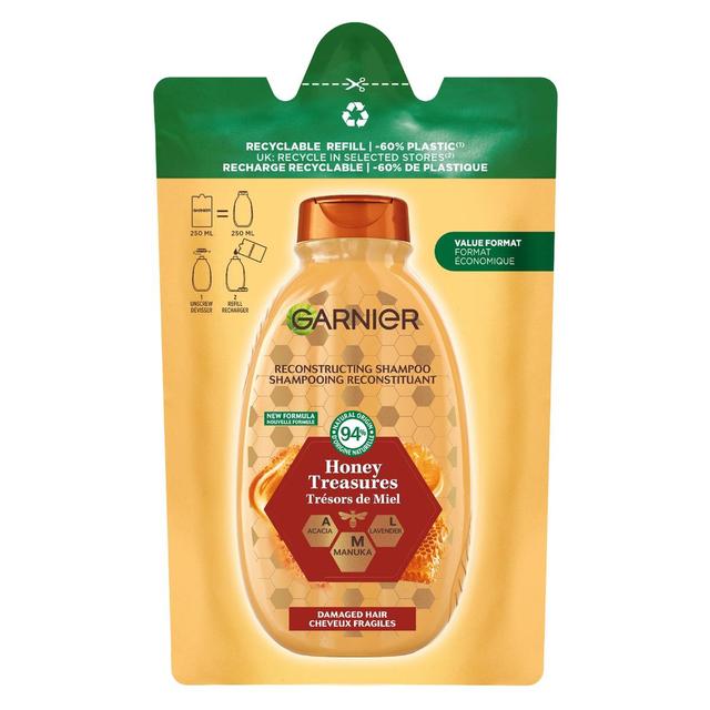3600542617741 - Garnier - Ultra Doux - Shampoing Reconstituant Cheveux Fragiles Miel
