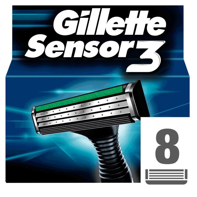 7702018417841 - Gillette Sensor 3 - Lames de rasoir Sensor 3