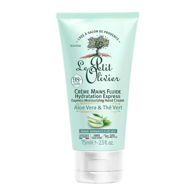3549620050042 - Le petit Olivier - Crème Mains Fluide Hydratation Express Aloe Vera & Thé Vert