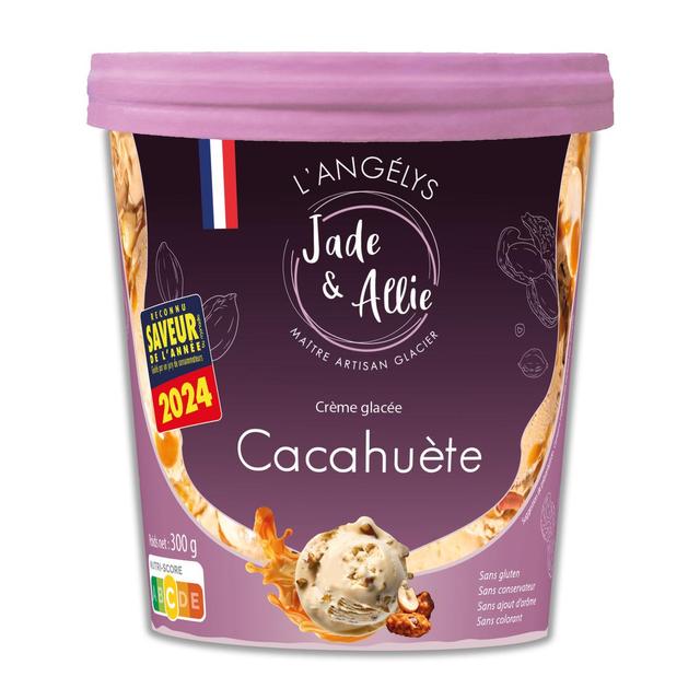 3760385230542 - L'Angelys - Crème Glacée Cacahuètes et Coulis de Caramel