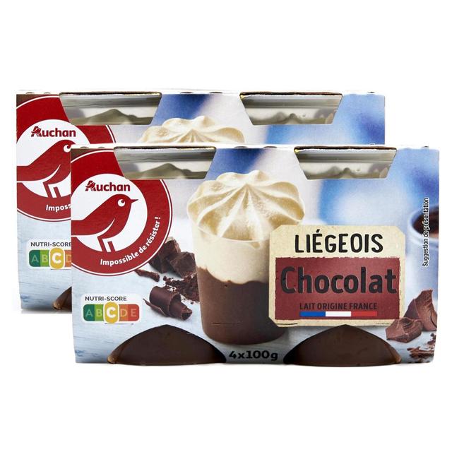 2050000410642 - Auchan - Liégeois au chocolat