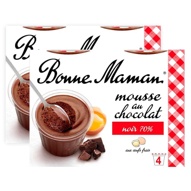 2050000310942 - Bonne Maman - Mousse au chocolat Noir Intense