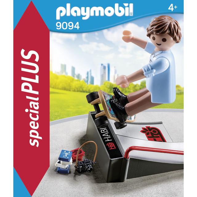 4008789090942 - PLAYMOBIL® Spécial Plus - Skateur avec rampe