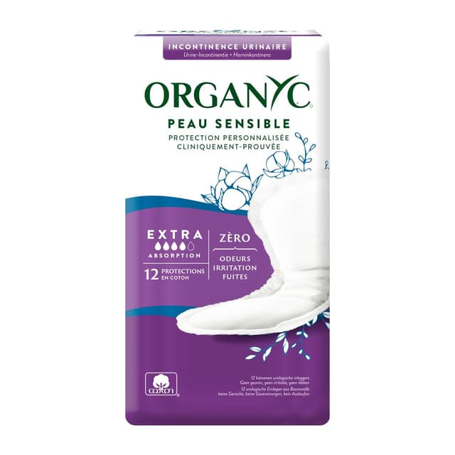 8016867021142 - Organics - Serviette incontinance urinaire Extra, coton bio