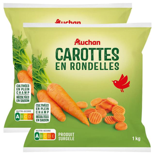 2050000411342 - Auchan - Carottes en rondelles