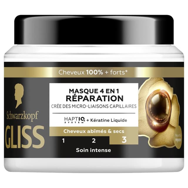 3178041362542 - Schwarzkopf - Gliss - Masque 4 en 1 reparation
