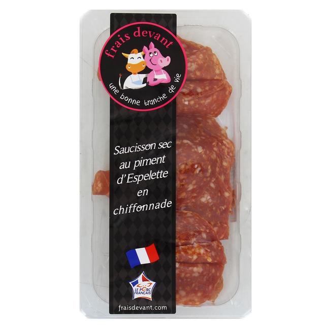 3760187533742 - Frais Devant - Saucisson au piment d'Espelette en chiffonnade