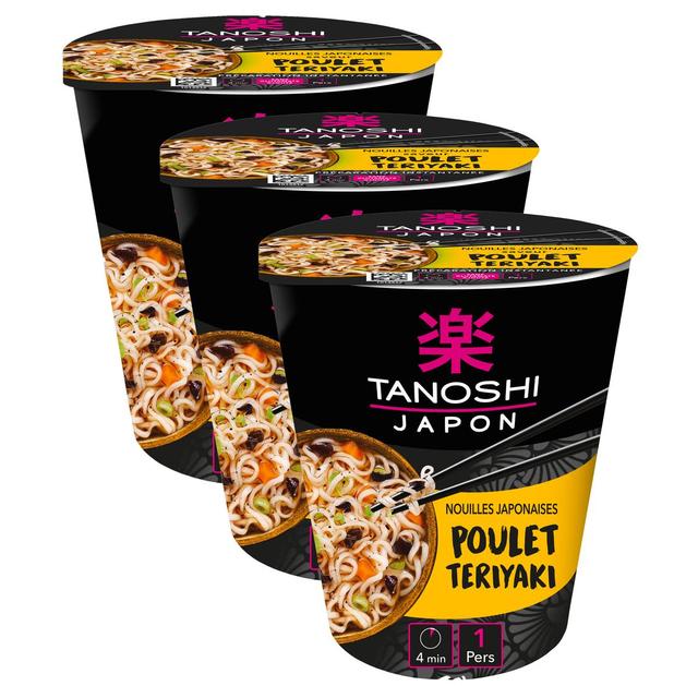 2050000306242 - Tanoshi - Japon - Nouilles Japonaises Saveur Poulet Teriyaki en cup